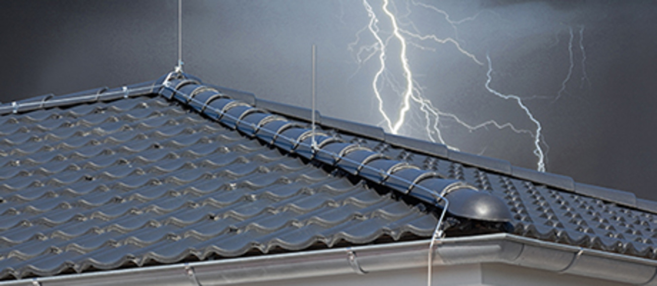 Äußerer Blitzschutz bei Elektro Lang GmbH Stuttgart in Stuttgart